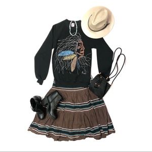 Hand Painted Native American Tribute Sweater